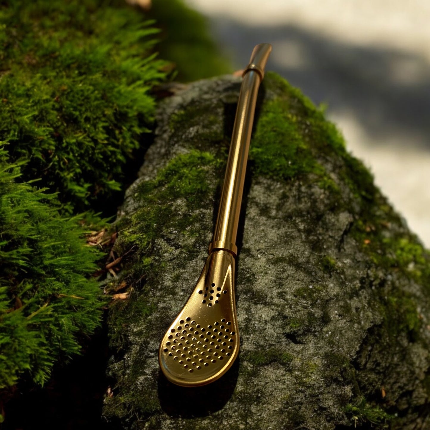 Small Spoon Bombilla - Gold-colored