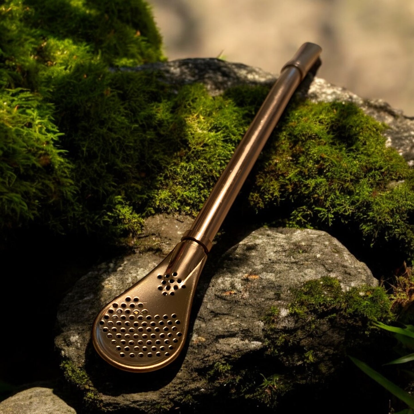 Small Spoon Bombilla - Rose Gold