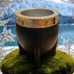 Luxury Black Steel Cup (Gold Plated)