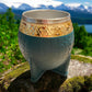 Classic Green Steel Cup (Gold Plated)