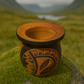 Black Wooden Gourd with Cool Design
