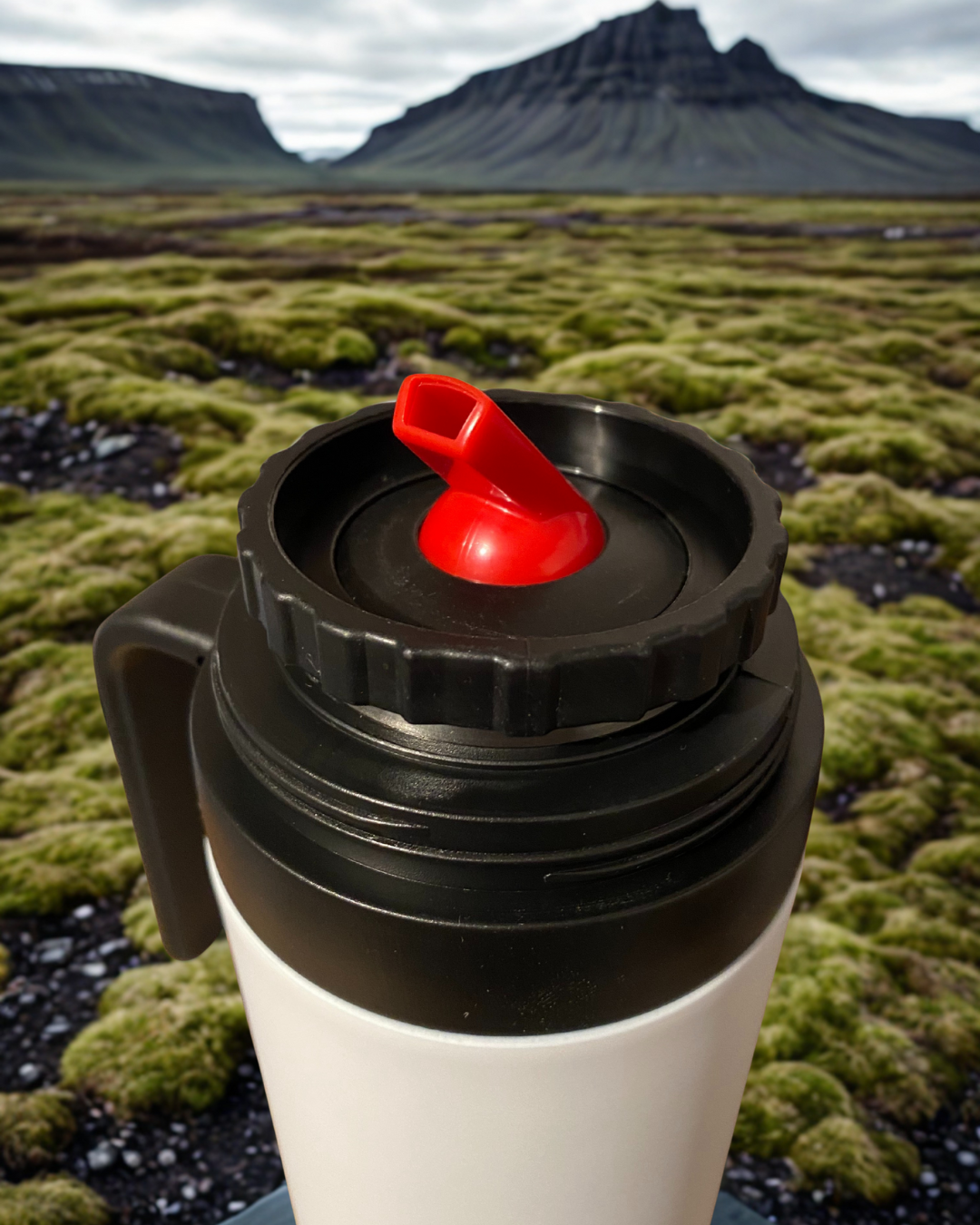 Hvítur Hitabrúsi fyrir mate 1L