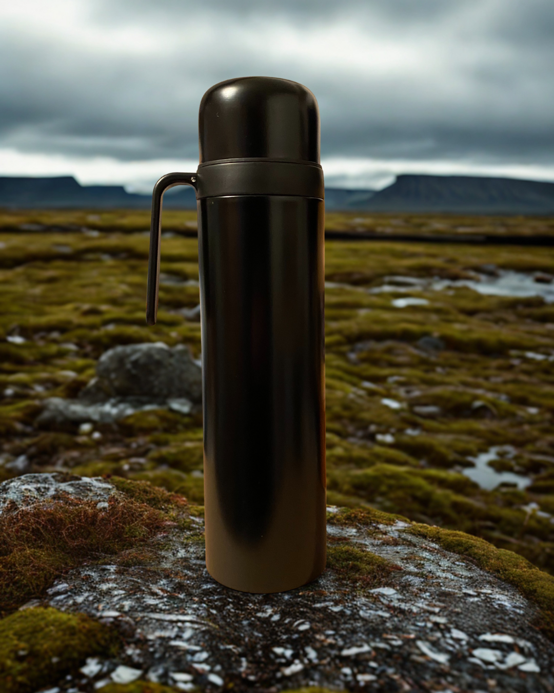 Svartur Hitabrúsi fyrir mate (1L)